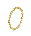 Chain Design Silver Ring NSR-4186